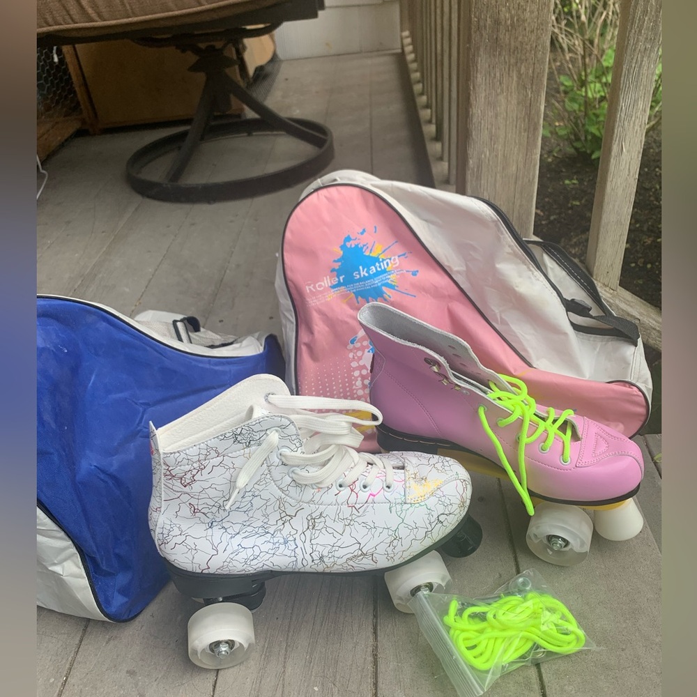 Pink pair only. White are sold. - Picture 2 of 3